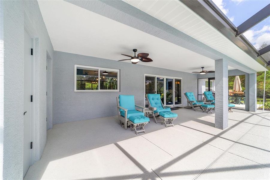 Exterior details and patio area of a home in , Williston (Image 25).
