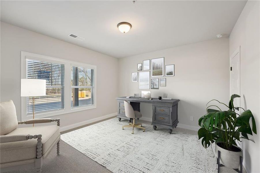 Furnished interior view inside a new home in , Cumming (Image 34).