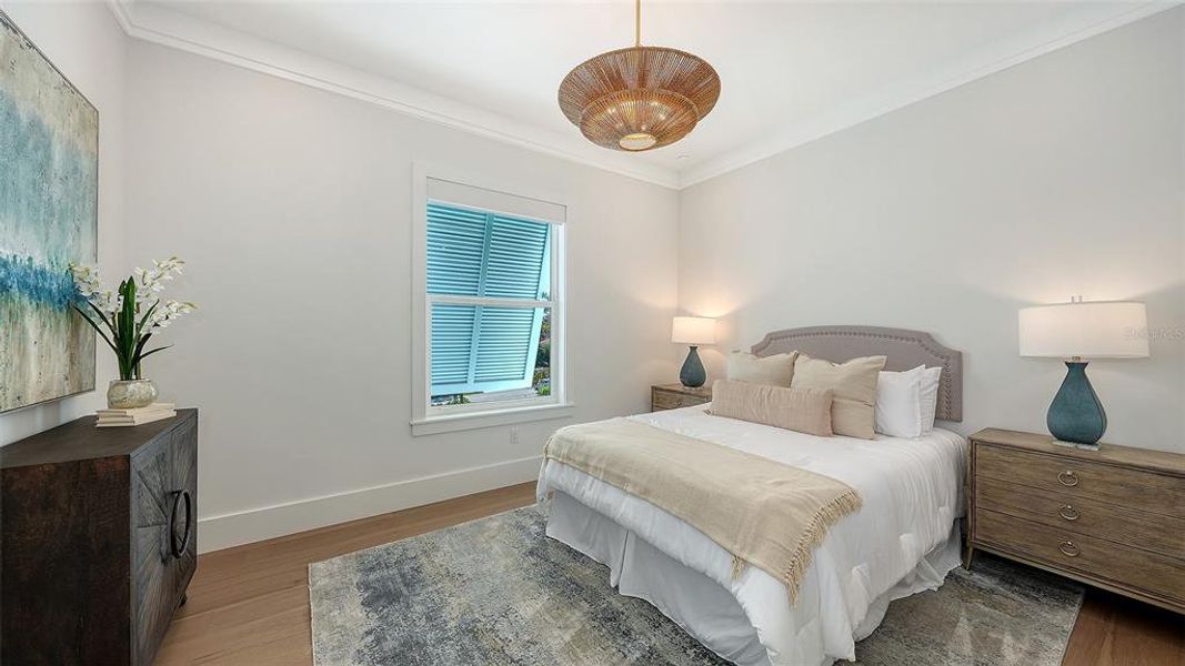 Furnished interior view inside a new home in , Sarasota (Image 33).