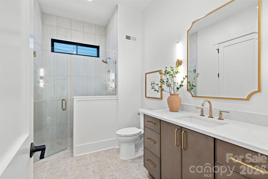 Furnished interior view inside a new home in , Charlotte (Image 40).