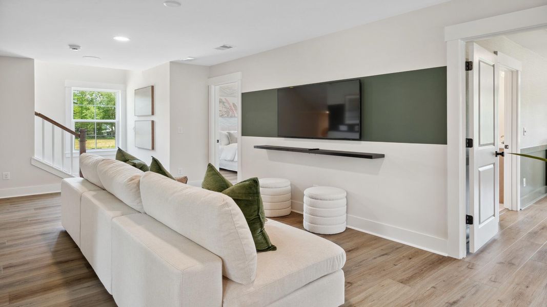 Furnished interior view inside a new home in Creekside at Andrews, Summerville (Image 18).