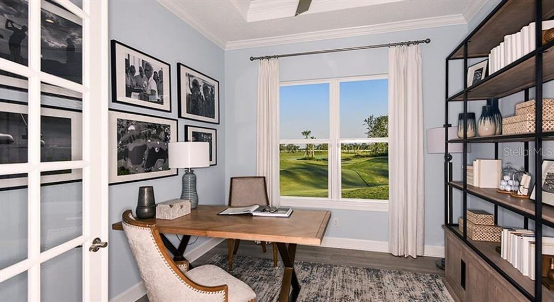 Furnished interior view inside a new home in Esplanade at Azario Lakewood Ranch, Lakewood Ranch (Image 6).