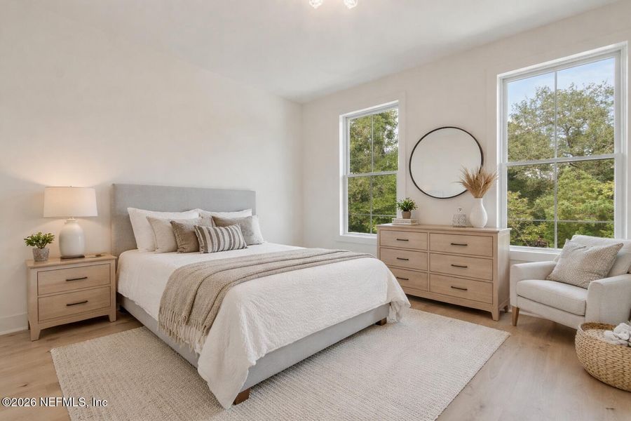 Furnished interior view inside a new home in , Fernandina Beach (Image 36).