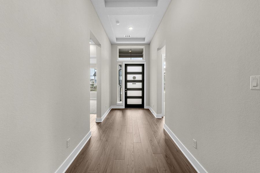 Spacious, unfurnished interior of a new home in Bridgeland, Cypress (Image 23).