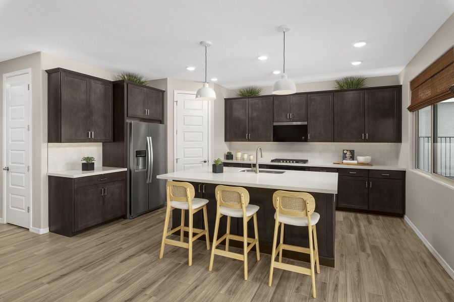 Representative furnished interior of a home built from the Pacific by Mattamy Homes in White Tank Vistas, Waddell (Image 6).