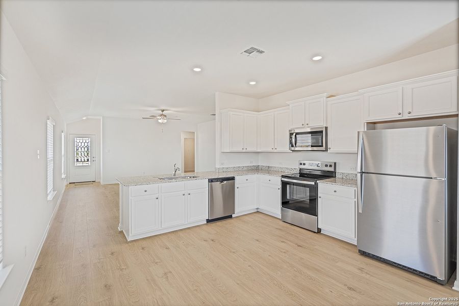 Furnished interior view inside a new home in Preserve at Medina, Von Ormy (Image 4).