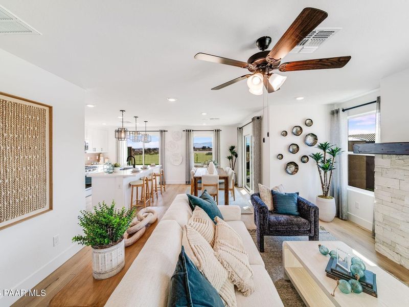 Furnished interior view inside a new home in South Ranch Southern Collection, Prescott (Image 5).