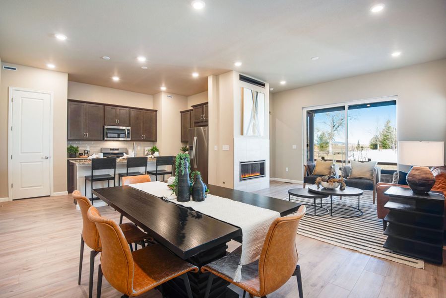 Furnished interior view inside a new home in Westside Crossing, Berthoud (Image 16).