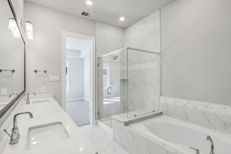 Photos are not of the actual home, but are photos of the builder home with same floorplan