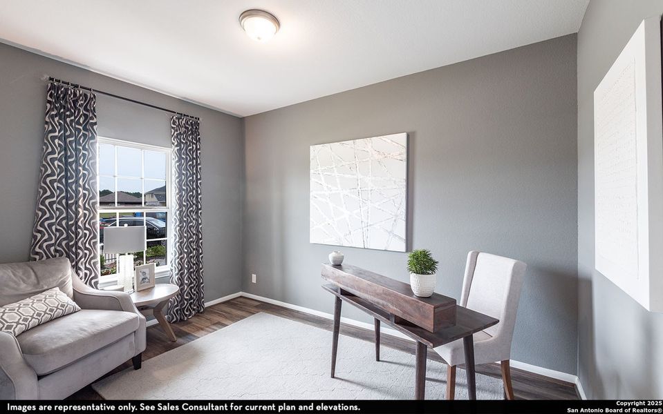 Furnished interior view inside a new home in Hannah Heights, Seguin (Image 5).