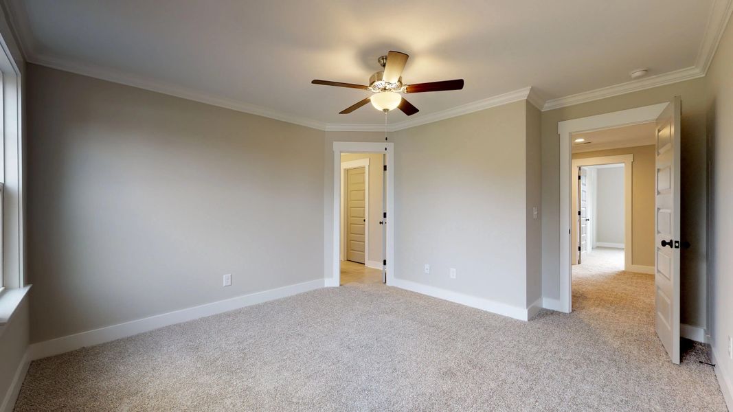 Representative unfurnished interior of a home built from the Carson by Bill Clark Homes in Cheshire Landing, Grimesland (Image 45). Representative unfurnished interior of a home built from the Carson by Bill Clark Homes in Cheshire Landing, Grimesland (Image 45).