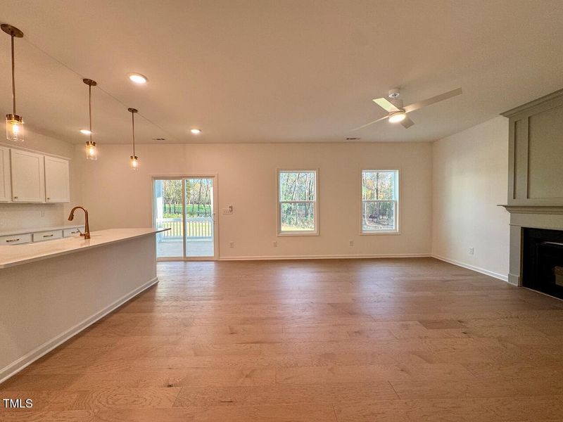 Kitchen and Living Room