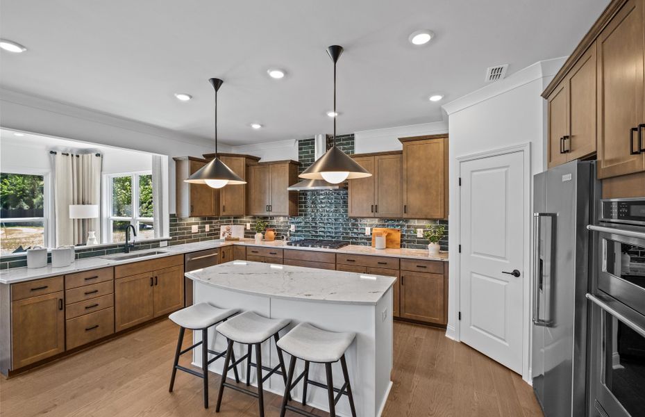 Beautiful Open Kitchen with Island