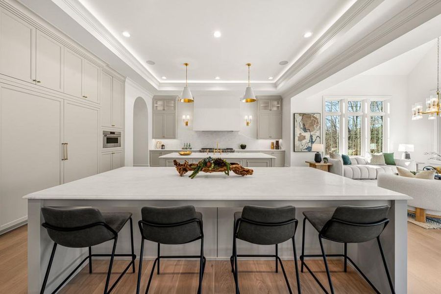 Furnished interior view inside a new home in , Milton (Image 7).