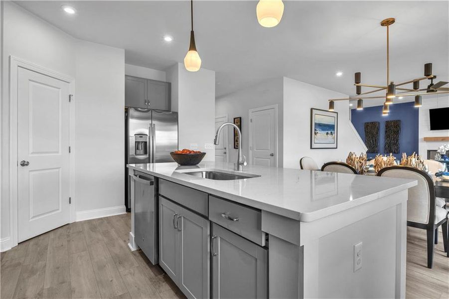 Furnished interior view inside a new home in Riverside Ridge, Lawrenceville (Image 30).