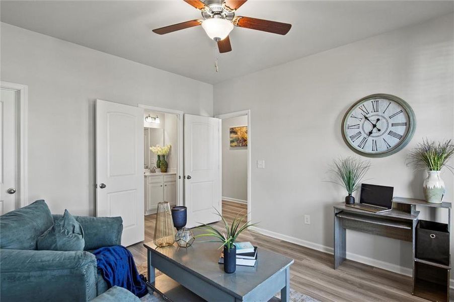 Furnished interior view inside a new home in Burchwood, Stockbridge (Image 36). Furnished interior view inside a new home in Burchwood, Stockbridge (Image 36).