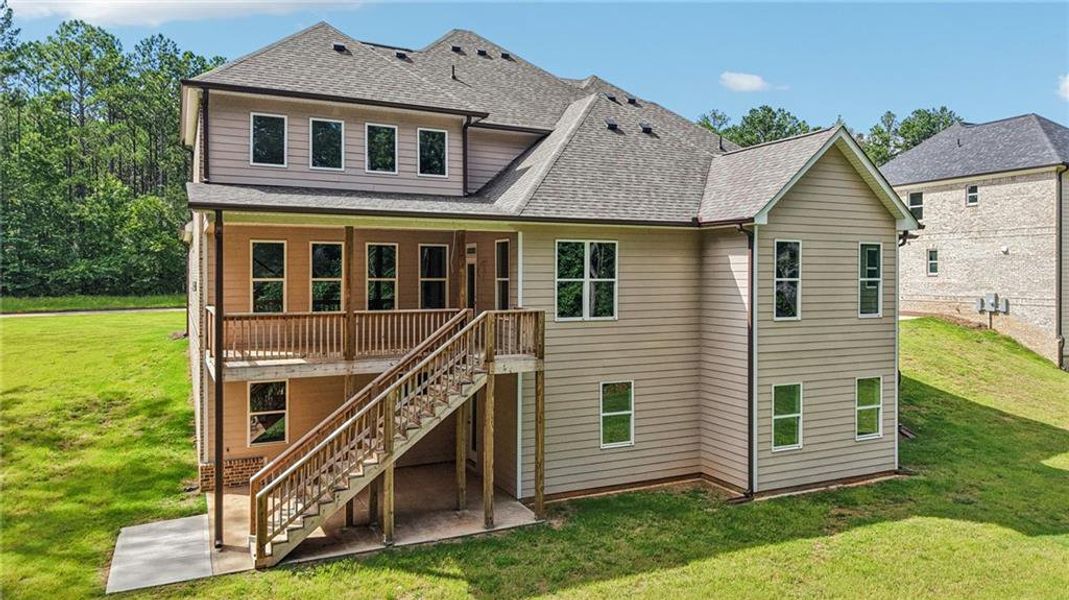 Front exterior of a new home in , Douglasville, GA, highlighting curb appeal (Image 28).