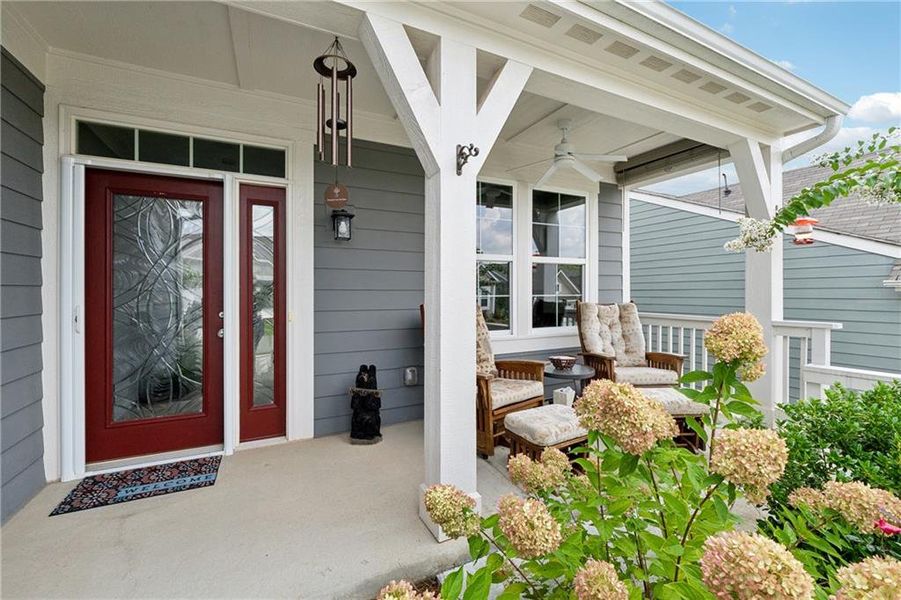 Front exterior of a new home in Poplar Place, Dallas, GA, highlighting curb appeal (Image 22).