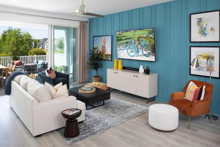 The Lennox - Family Room The Lennox - Family Room