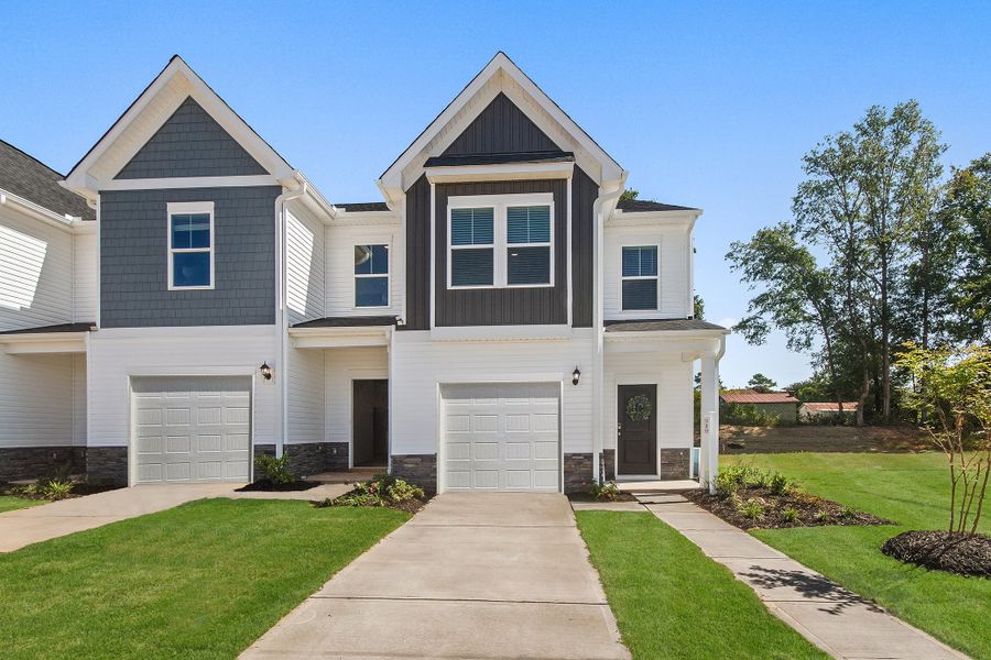 Representative exterior photo of a completed home built from the Ashford by Veranda Homes in The Falls, Blythewood, SC (Image 12).