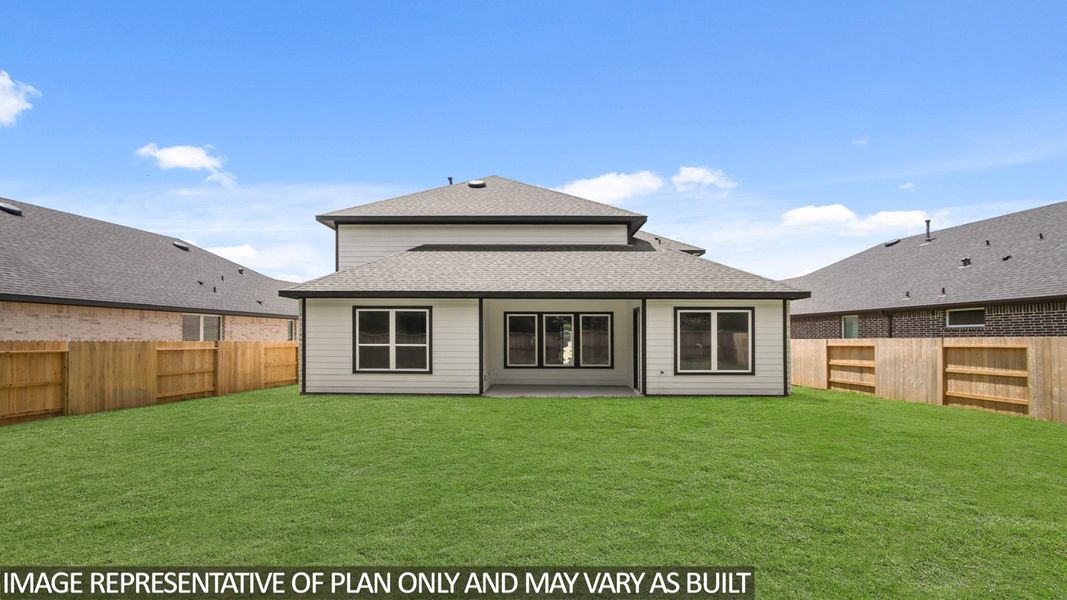 Representative exterior photo of a completed home built from the Tourmaline by D.R. Horton in Hills of Westlake, Conroe, TX (Image 18). Representative exterior photo of a completed home built from the Tourmaline by D.R. Horton in Hills of Westlake, Conroe, TX (Image 18).