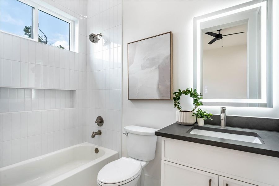 Furnished interior view inside a new home in , Houston (Image 15). Furnished interior view inside a new home in , Houston (Image 15).