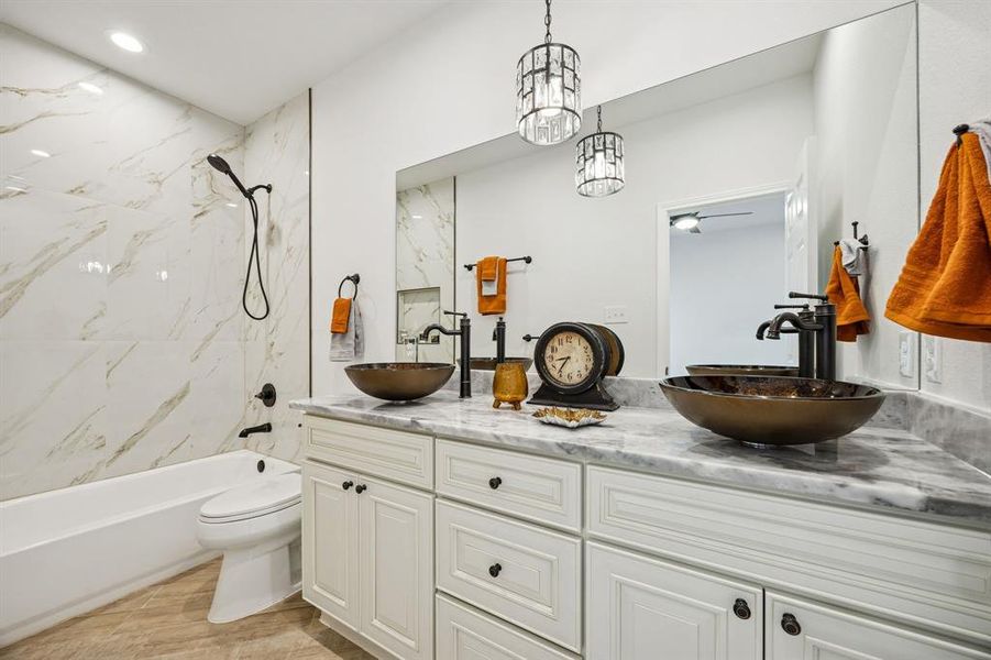 Furnished interior view inside a new home in , Ennis (Image 5).