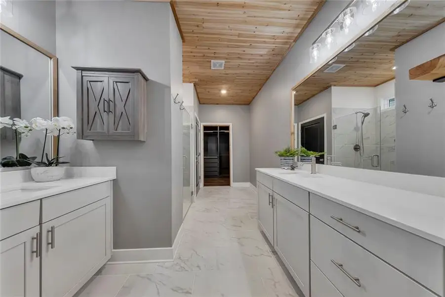 Furnished interior view inside a new home in , Canton (Image 8).