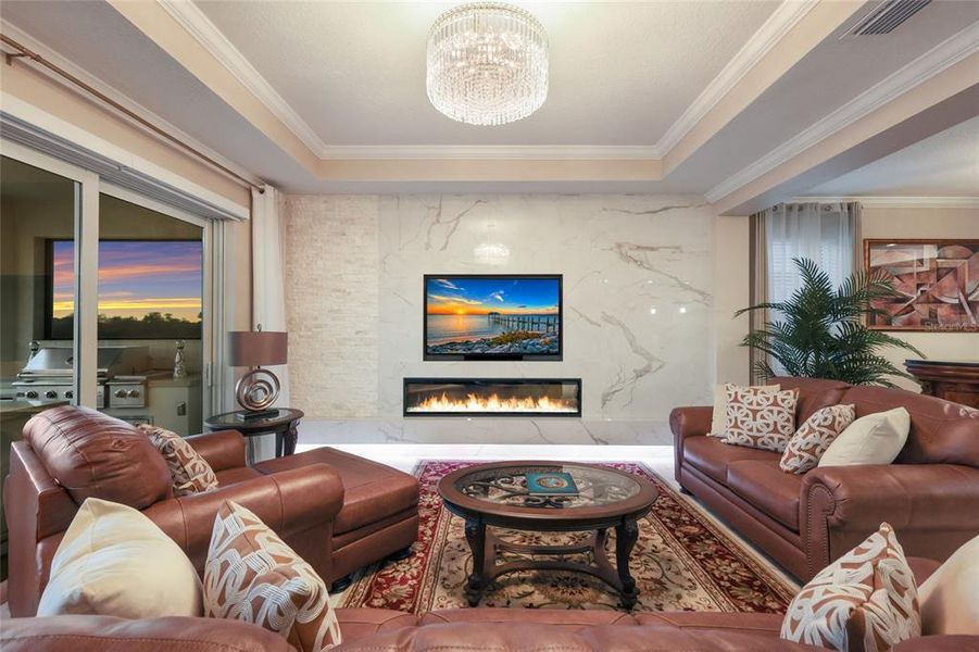 Furnished interior view inside a new home in , Bradenton (Image 57).