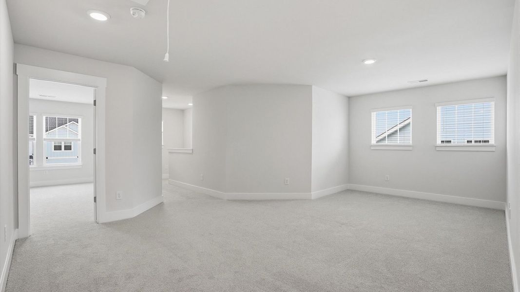 Furnished interior view inside a new home in Village at Midway, Anderson (Image 26).