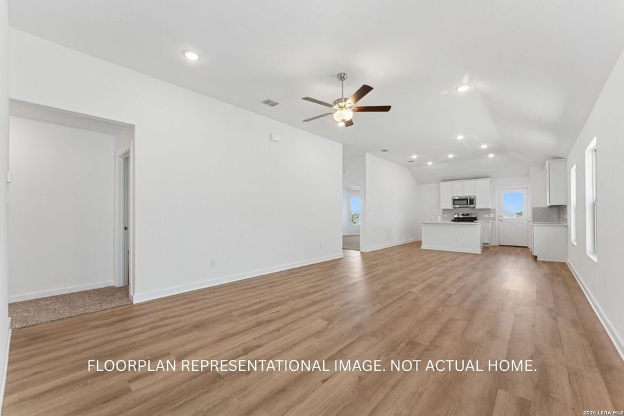 Spacious, unfurnished interior of a new home in Verano Farms, San Antonio (Image 13).