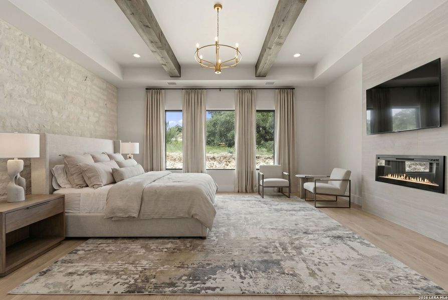 Furnished interior view inside a new home in , San Antonio (Image 9).