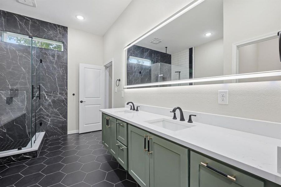 Furnished interior view inside a new home in , Dallas (Image 10).
