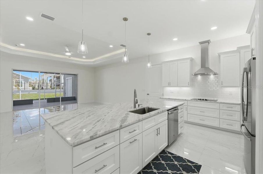 Furnished interior view inside a new home in , Polk City (Image 16).