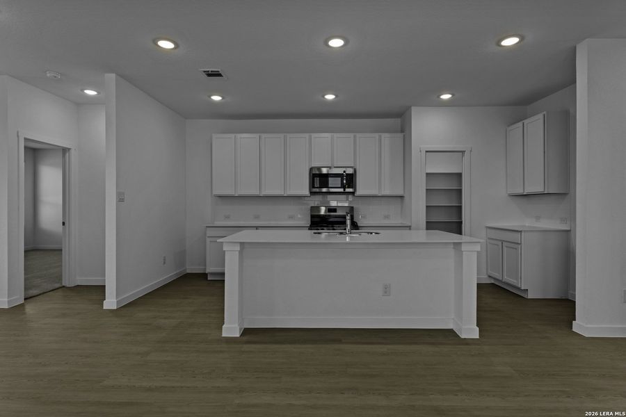 Furnished interior view inside a new home in Waterwheel, San Antonio (Image 5).