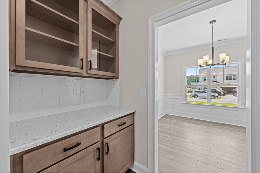 Furnished interior view inside a new home in Laurel Oaks, Greenville (Image 7). Furnished interior view inside a new home in Laurel Oaks, Greenville (Image 7).