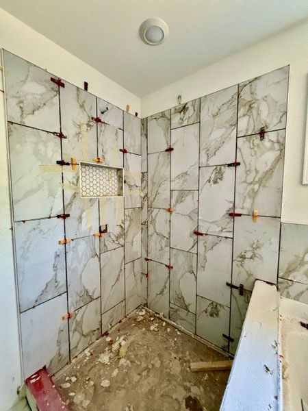 In-progress construction of a new home in Forrest Farms, Greenville, GA (Image 12).