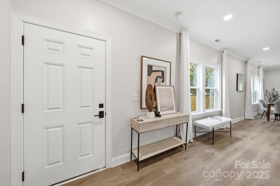 Furnished interior view inside a new home in , Charlotte (Image 12).