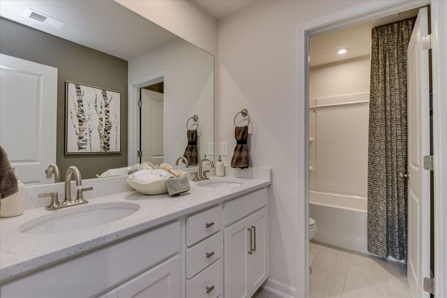 Representative furnished interior of a home built from the The Sadler by Stanley Martin Homes in Old Charleston Acres, Pelion (Image 8).