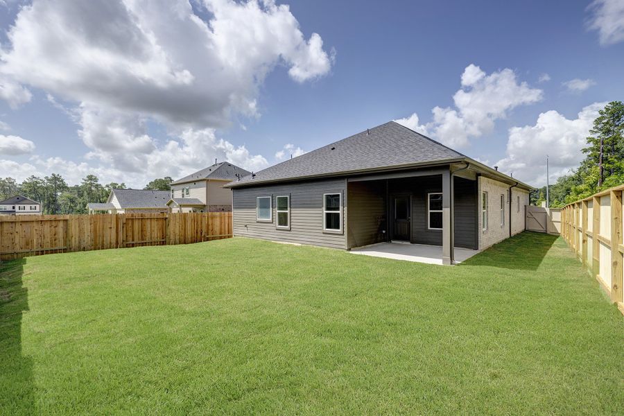 The Davenport II- Rear Covered Patio