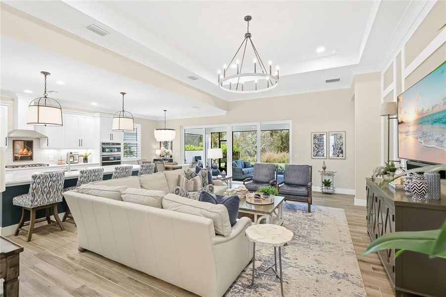 Furnished interior view inside a new home in , Sarasota (Image 6). Furnished interior view inside a new home in , Sarasota (Image 6).