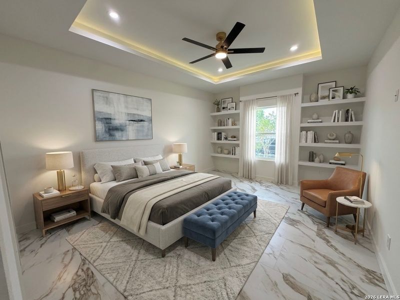 Furnished interior view inside a new home in , Laredo (Image 5).