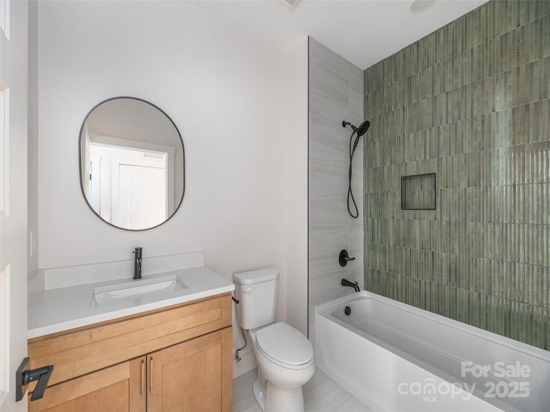 Furnished interior view inside a new home in , Waynesville (Image 8).