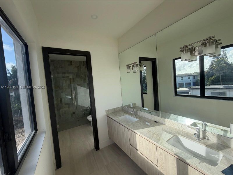 Furnished interior view inside a new home in , Miami (Image 3).