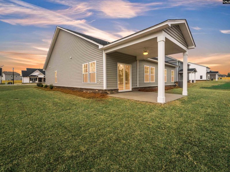 Exterior details and patio area of a home in Raglins Creek, Lugoff (Image 23). Exterior details and patio area of a home in Raglins Creek, Lugoff (Image 23).