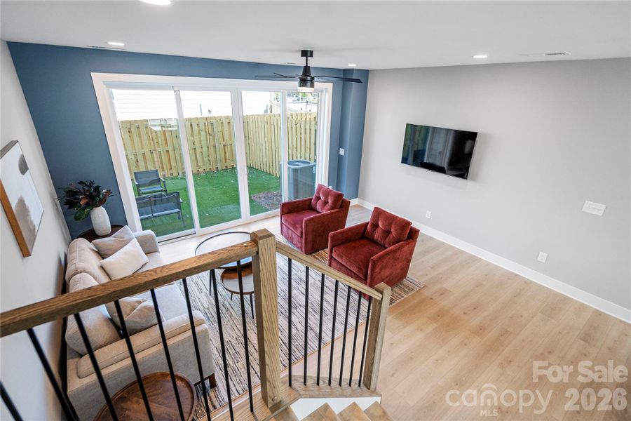 Furnished interior view inside a new home in , Charlotte (Image 24).