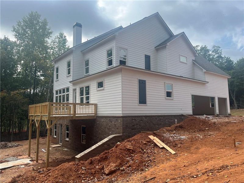 In-progress construction of a new home in , Cumming, GA (Image 53).