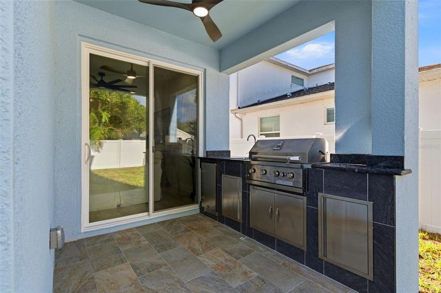Exterior details and patio area of a home in , Tampa (Image 26).