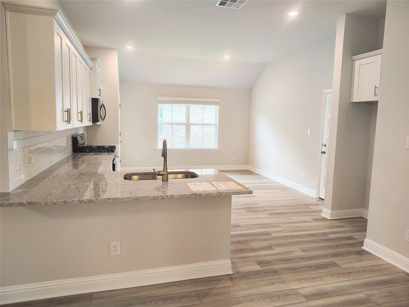 Furnished interior view inside a new home in Greystone, Angleton (Image 8). Furnished interior view inside a new home in Greystone, Angleton (Image 8).