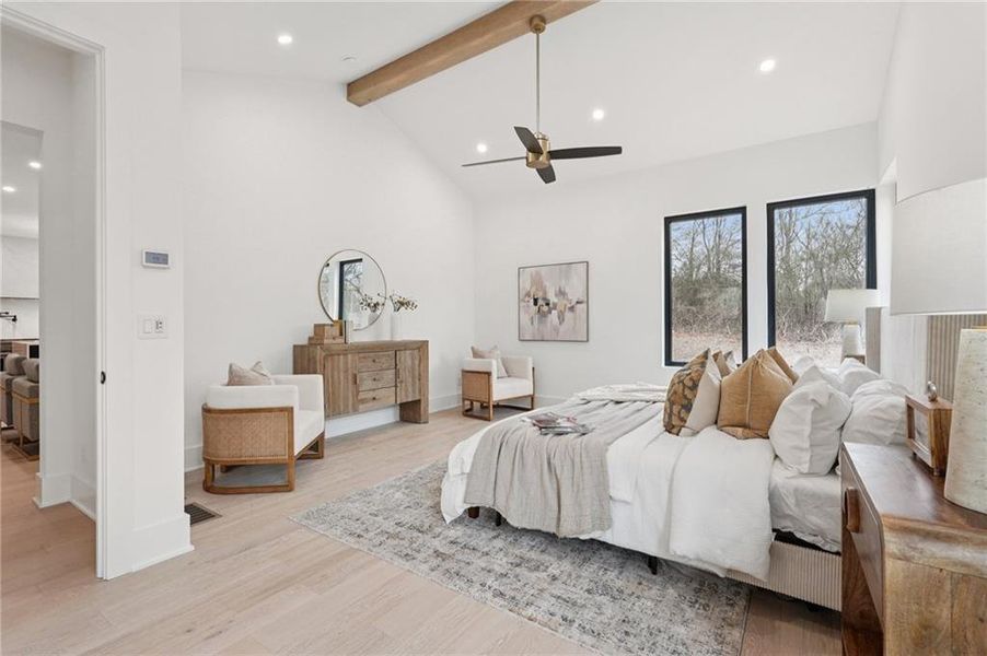Furnished interior view inside a new home in , Roswell (Image 71).